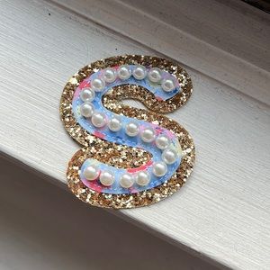 Stoney Clover Lane S Initial pearl patch